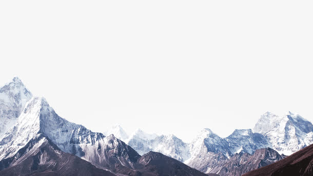 远处的冰山免抠