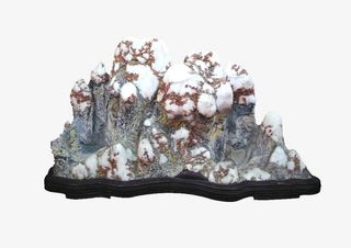 灵璧白灵石精典收藏品摄影免抠图免抠