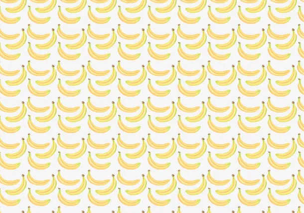 矢量香蕉底纹免抠
