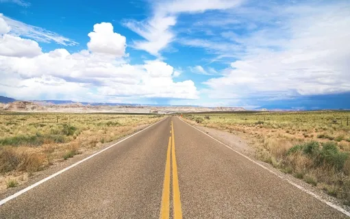 马路 公路 炎热的夏天高清