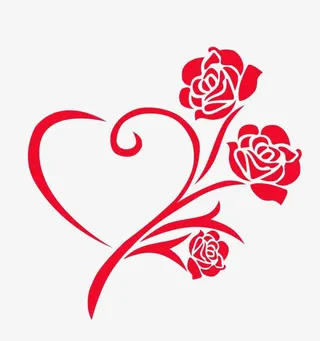 玫瑰红图片免抠