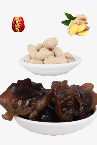 大枣花生木耳免抠