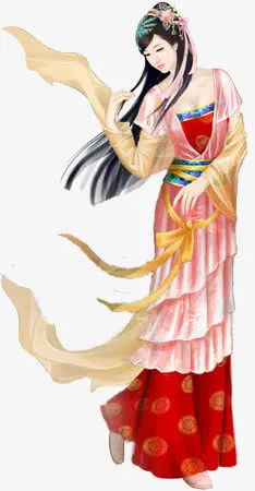 古代美女免抠