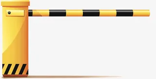 进车进去的栏杆禁止停车免抠