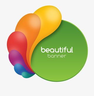 绚丽多彩对话框免抠