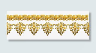 矢量金色花案免抠