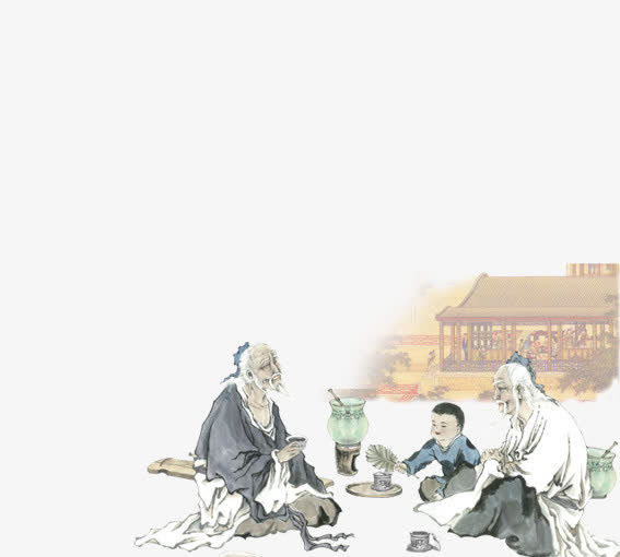 老人和小孩免抠