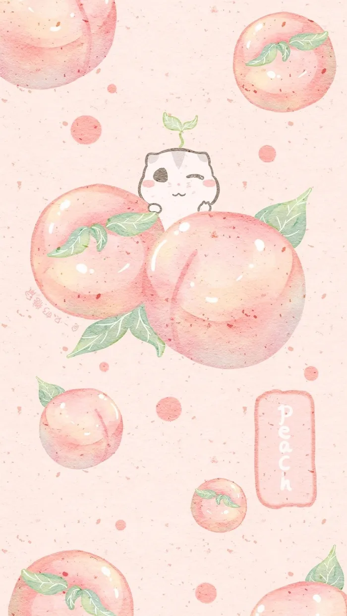 水果元素桃子高清
