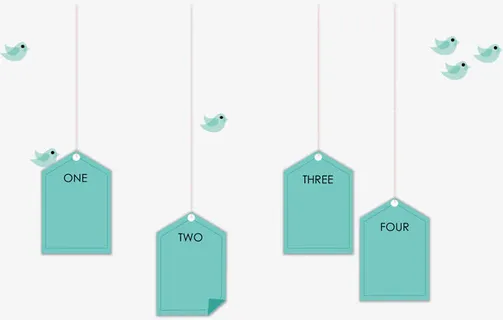 折纸并列关系图.免抠