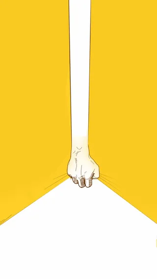 简约手绘黄色H5背景素材高清