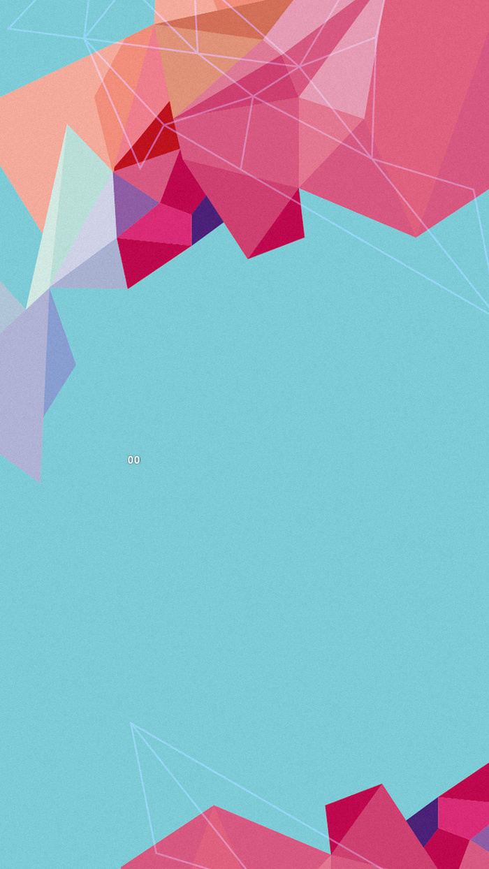 彩色立体几何H5背景高清