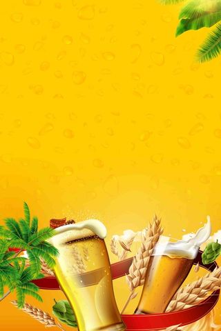 啤酒节激情畅饮创意啤酒海报高清