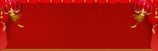 春节喜庆红色电商海报背景高清