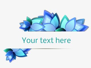 唯美花朵装饰框免抠