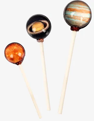 三只星空棒棒糖免抠