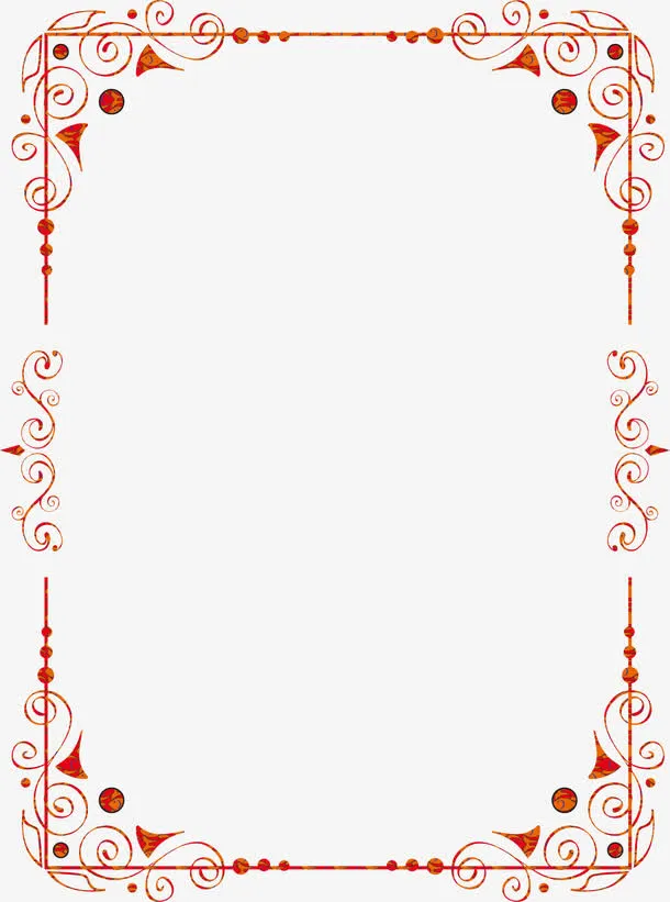 可爱创意竖框免抠