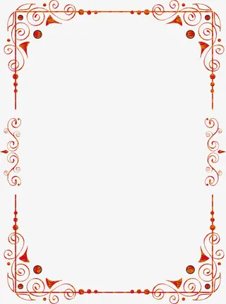 可爱创意竖框免抠