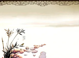 中国画海报背景高清