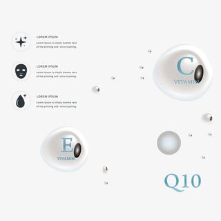 化妆品清新水滴背景