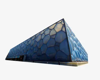水立方建筑免抠