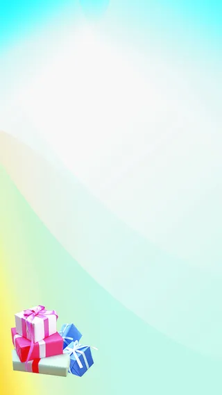 淡雅简约渐变礼品背景高清