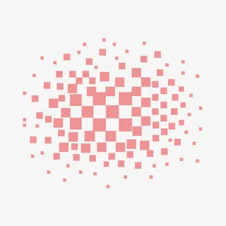 粉色方格渐变形式图案免抠