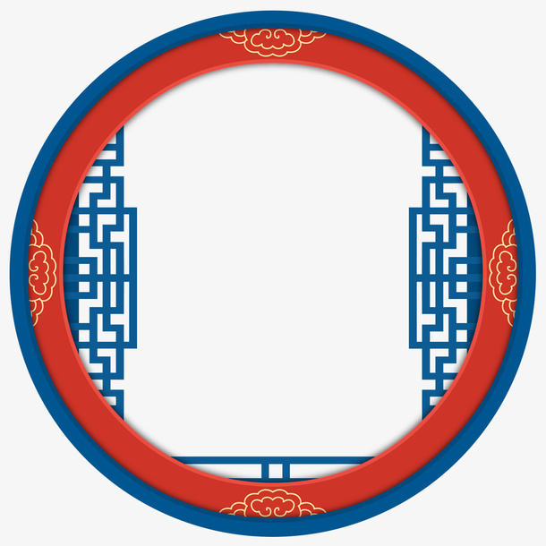 国潮中国风边框免抠