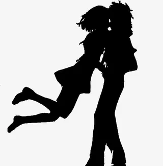 让世间美好与你环环相扣剪影免抠