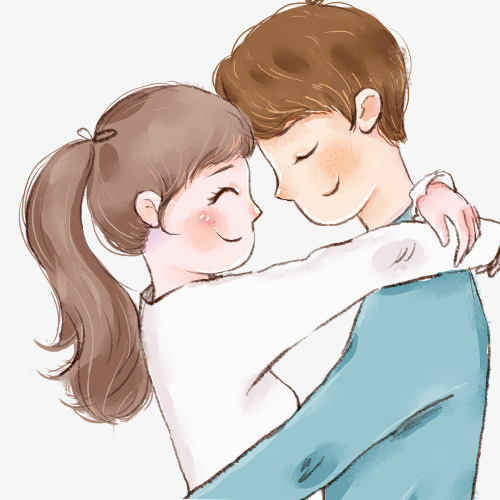 浪漫爱人拥抱免抠