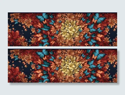 奢侈品花卉背景高清