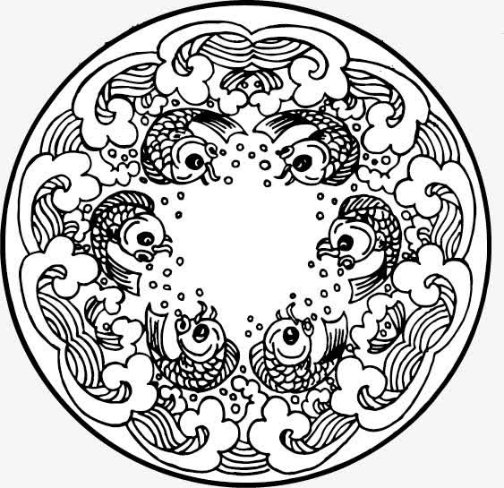 中国传统纹饰免抠