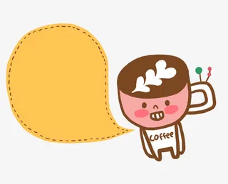 卡通文字边框免抠