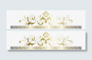 欧式镂空花纹矢量免抠