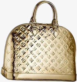 春天金色时尚女包免抠