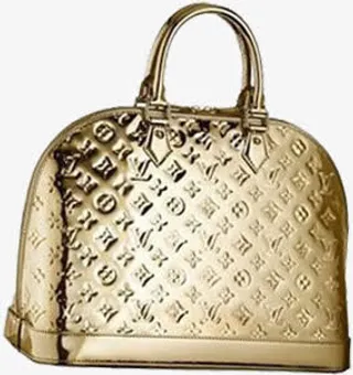 春天金色时尚女包免抠