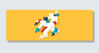 扁平化箭头背景高清