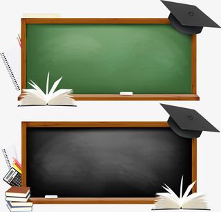 卡通黑板免抠