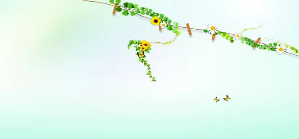 小清新背景海报