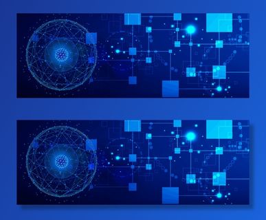 科技感球体元素背景图高清