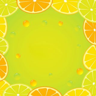 清新水果片背景图高清