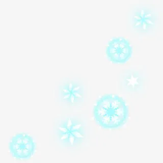 漂浮 雪花免抠漂浮花瓣元素