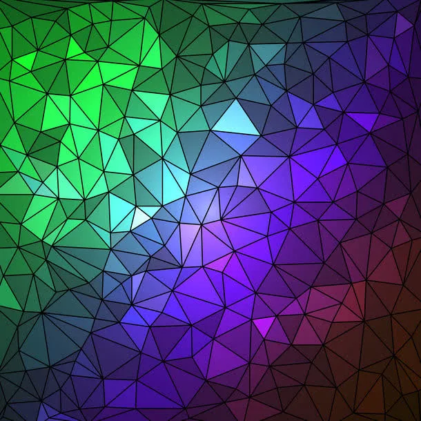 梦幻三角形背景图案