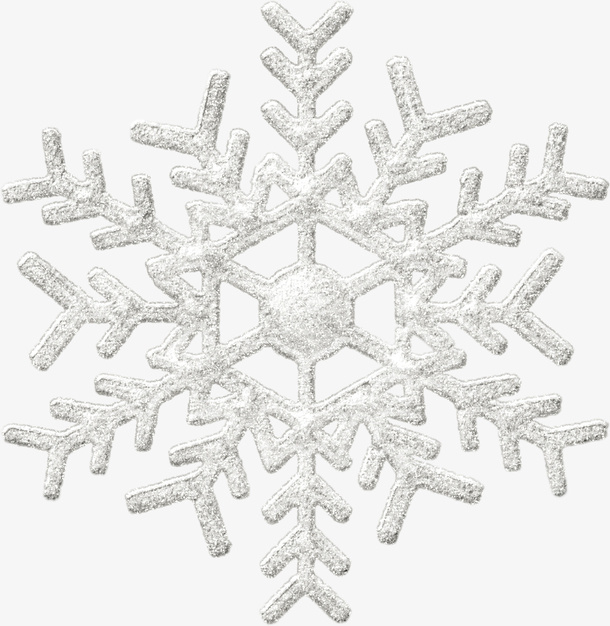 一片雪花大细节免抠