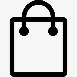 袋口袋店圣诞节和购物图标免抠