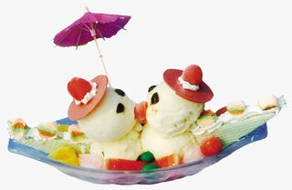 手绘冰淇淋图片饮料矢量图免抠