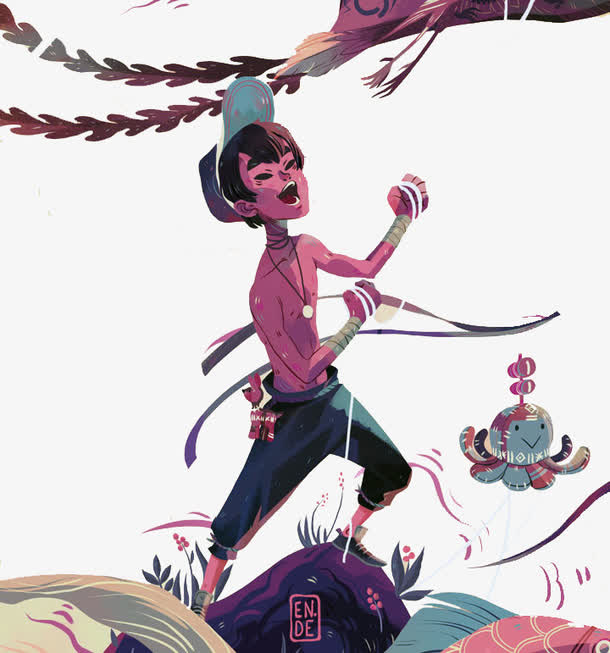 创意卡通背景素材