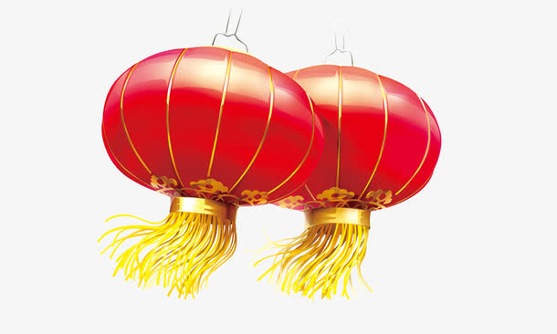 大红灯笼免抠