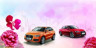 母亲节电商活动促销广告背景高清