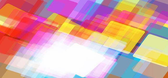 炫彩方形banner背景高清