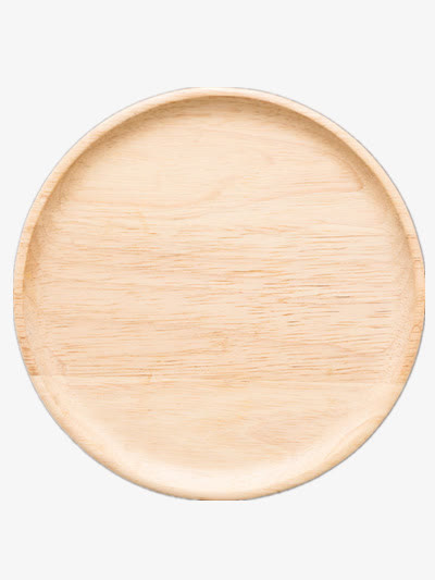 木纹圆盘木盘环保免抠